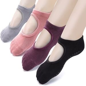 Barre Socks - Pilates / Yoga / Ballet - 4 Pack